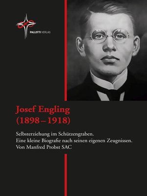 cover image of Josef Engling (1898--1918)